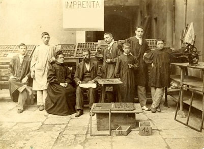 Imprenta Bayo en 1860